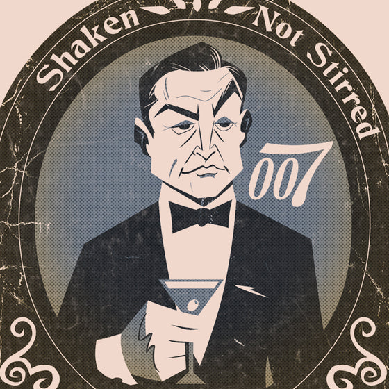 Connery Martini Ad (11x17)